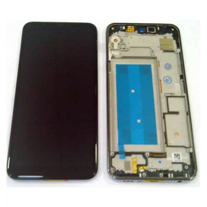 Pantalla LCD para LG K50 Q60 K12 Max mas tactil negro mas marco plata Calidad Premium