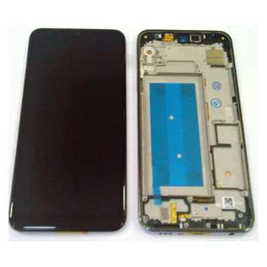 Pantalla LCD para LG K50 Q60 K12 Max mas tactil negro mas marco plata Calidad Premium