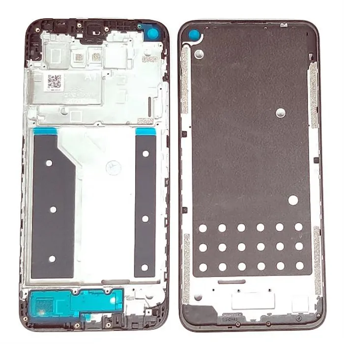 Carcasa central o marco negro para LG Q61 calidad premium