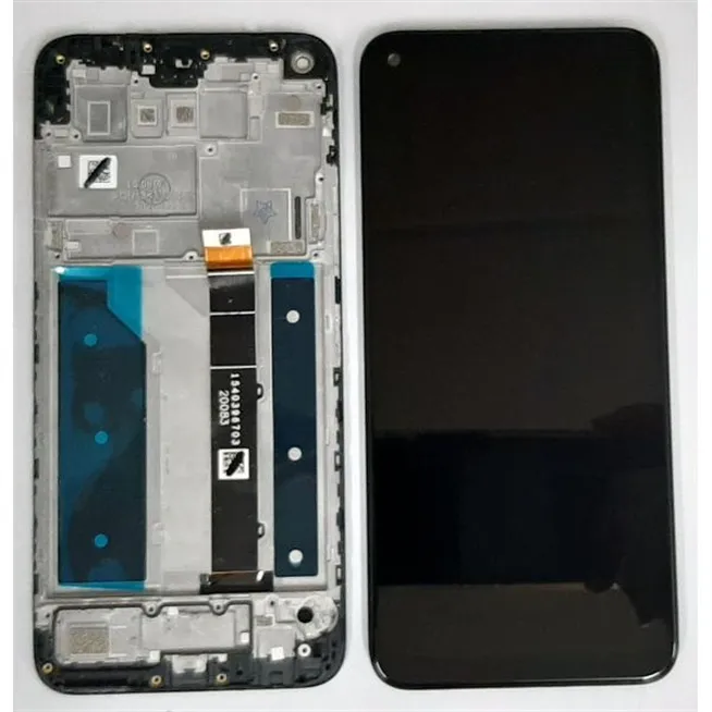 Pantalla lcd para LG Q61 mas tactil negro mas marco negro calidad premium