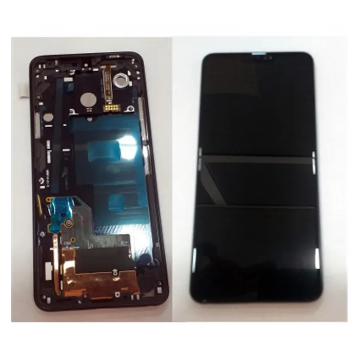Pantalla lcd para LG Q9 mas tactil negro mas marco negro