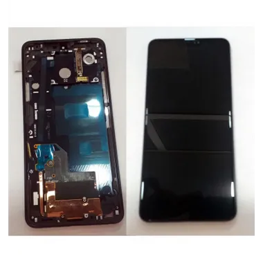 Pantalla lcd para LG Q9 mas tactil negro mas marco negro