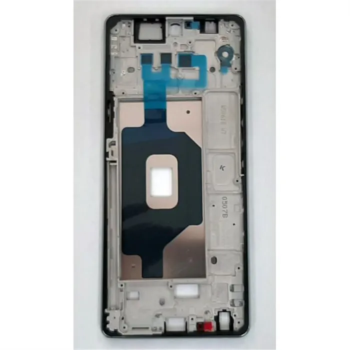 Carcasa central o marco plata para LG stylo 6 LM-Q720TM LMQ730TM Q730TM calidad premium