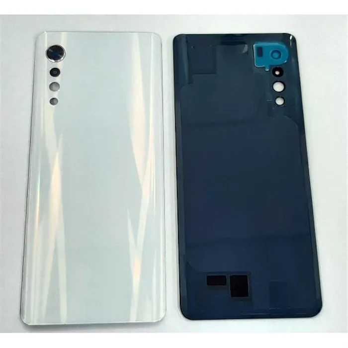 Tapa trasera o tapa bateria blanca para LG Velvet 4G 5G mas cubierta camara
