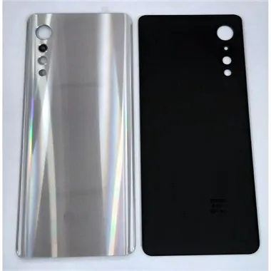 Tapa trasera o tapa bateria plata para LG Velvet