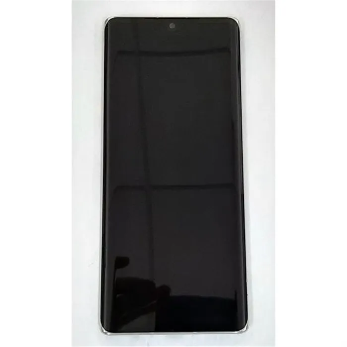 Pantalla lcd para LG Velvet mas tactil negro mas marco plata calidad premium