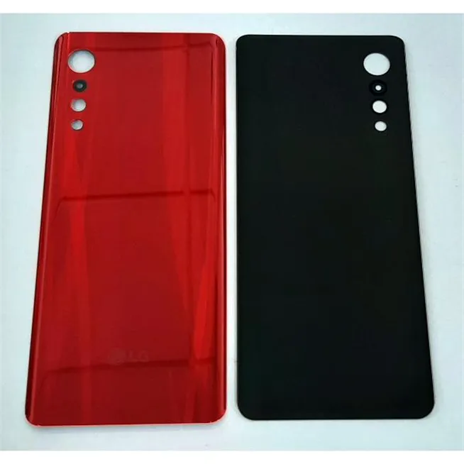 Tapa trasera o tapa bateria roja para LG Velvet