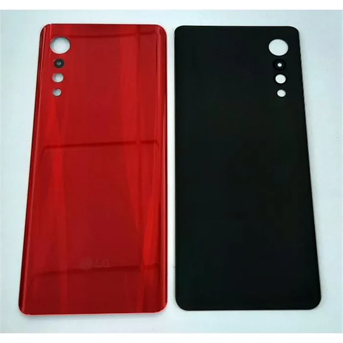 Tapa trasera o tapa bateria roja para LG Velvet