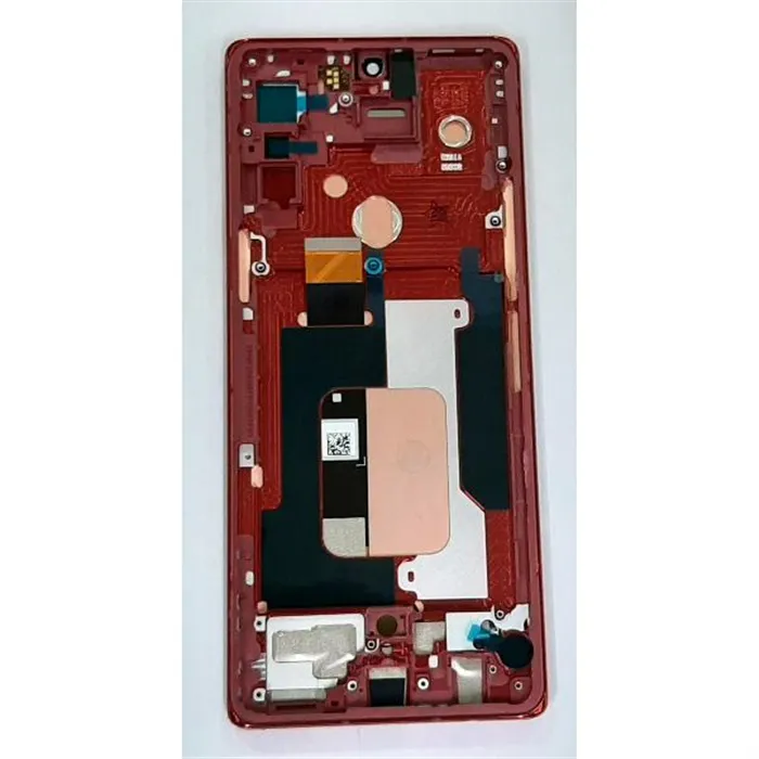 Pantalla lcd para LG Velvet mas tactil negro mas marco rojo calidad premium