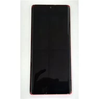 Pantalla lcd para LG Velvet mas tactil negro mas marco rojo calidad premium