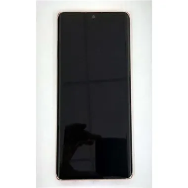 Pantalla lcd para LG Velvet mas tactil negro mas marco rosa calidad premium