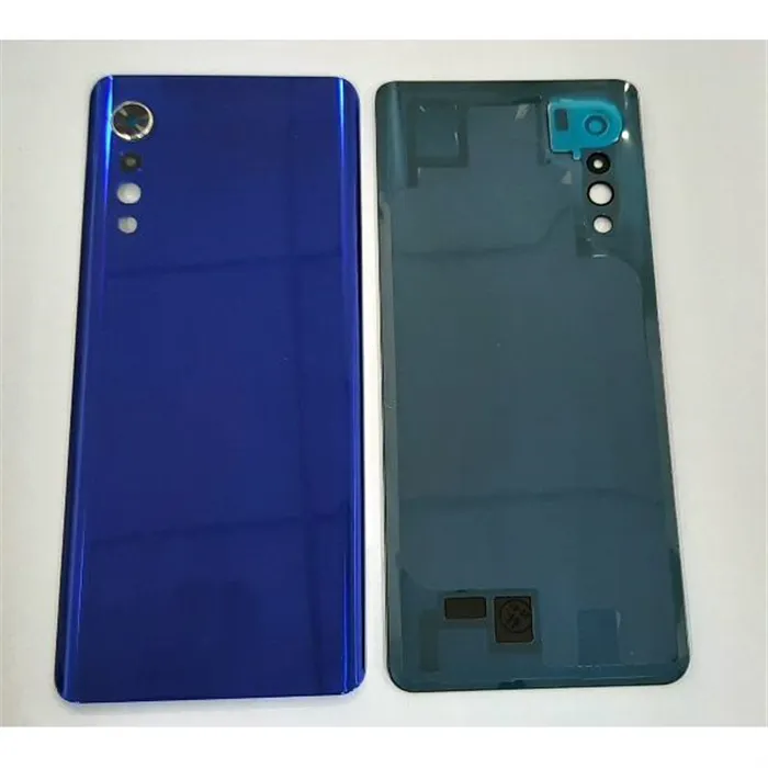 Tapa trasera o tapa bateria azul para LG Velvet 4G 5G mas cubierta camara