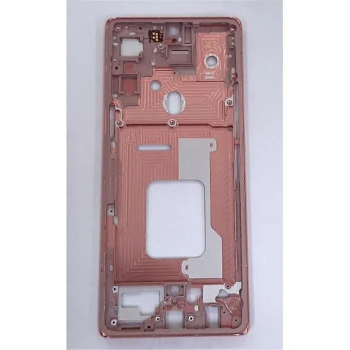 Carcasa central o marco rosa para LG Velvet calidad premium