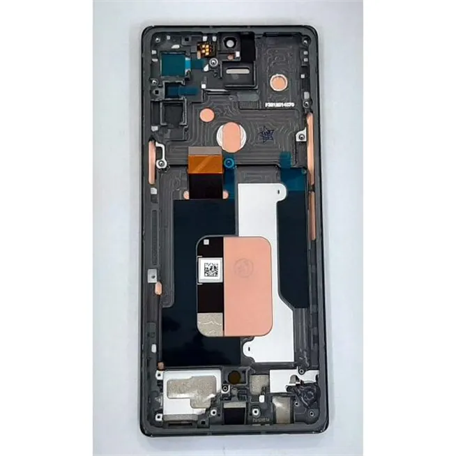 Pantalla lcd para LG Velvet mas tactil negro mas marco gris calidad premium