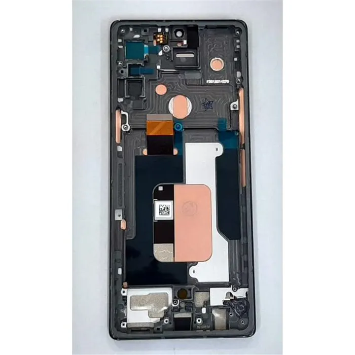 Pantalla lcd para LG Velvet mas tactil negro mas marco gris calidad premium