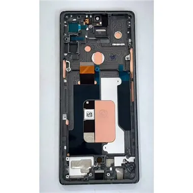 Pantalla lcd para LG Velvet mas tactil negro mas marco gris calidad premium