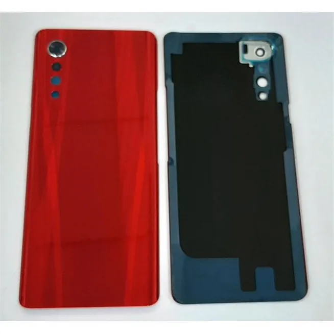 Tapa trasera o tapa bateria roja para LG Velvet 4G 5G mas cubierta camara