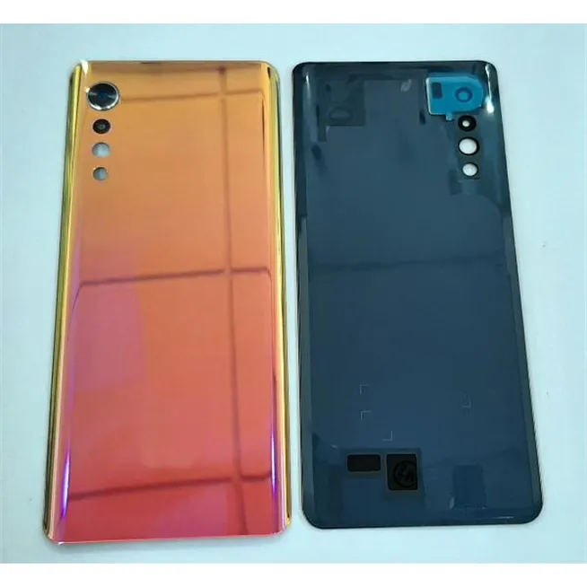 Tapa trasera o tapa bateria rosa para LG Velvet 4G 5G mas cubierta camara