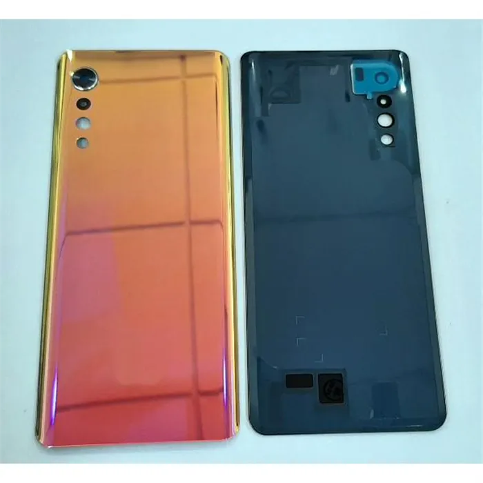 Tapa trasera o tapa bateria rosa para LG Velvet 4G 5G mas cubierta camara
