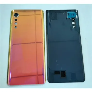 Tapa trasera o tapa bateria rosa para LG Velvet 4G 5G mas cubierta camara
