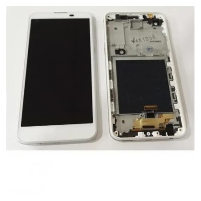 LG X Screen k500N K500H pantalla tactil + LCD + marco blanco