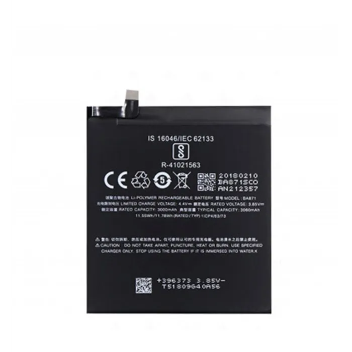 Bateria para Meizu Meilan M15 BA871 3.85V 3000mAh 11.55Wh
