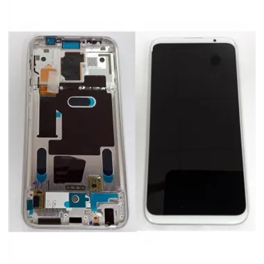 Meizu 16 pantalla lcd + tactil blanco + marco plata premium