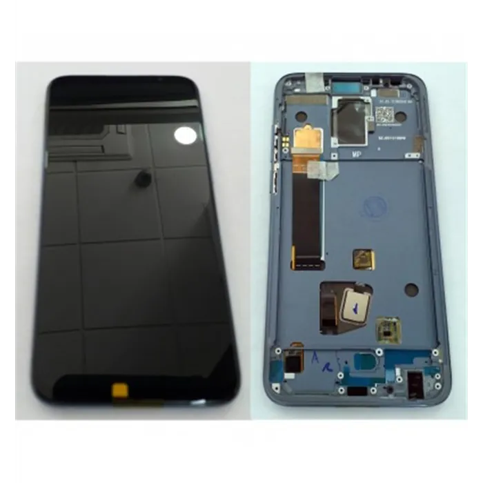 Meizu 16 Plus pantalla lcd + tactil negro + marco azul premium