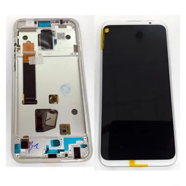 Meizu 16 Plus pantalla lcd + tactil blanco + marco plata premium