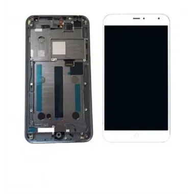 Meizu MX4 pantalla lcd + táctil blanco + marco premium