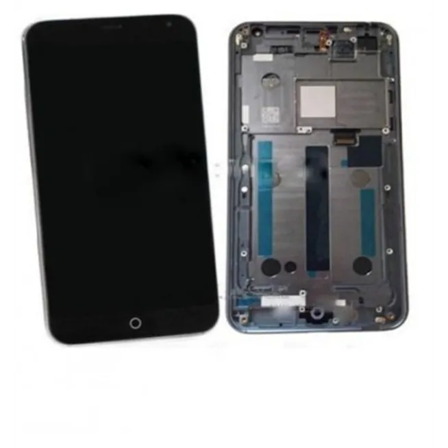 Meizu MX4 pantalla lcd + táctil negro + marco premium