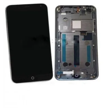 Meizu MX4 pantalla lcd + táctil negro + marco premium