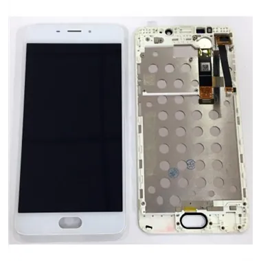 Meizu Meilan M3E pantalla lcd + tactil blanco + marco premium