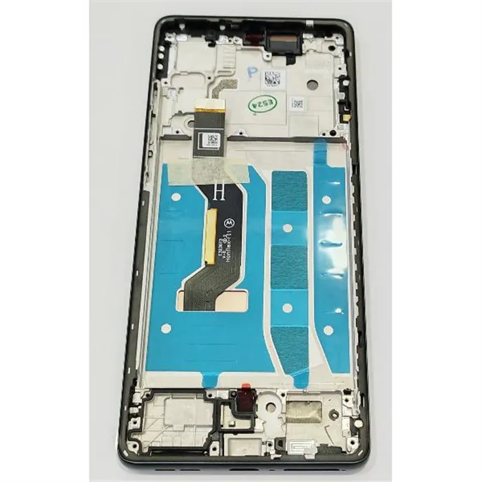 Pantalla lcd para Motorola G85 mas tactil negro mas marco gris 5D68C24854 Service Pack