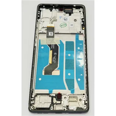 Pantalla lcd para Motorola G85 mas tactil negro mas marco gris 5D68C24854 Service Pack