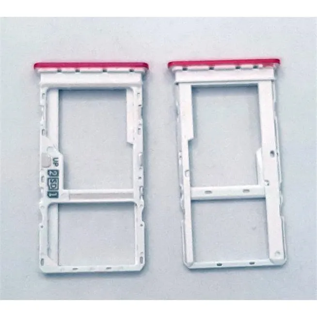 Soporte o bandeja single sim rosa para Motorola Moto G10 calidad premium