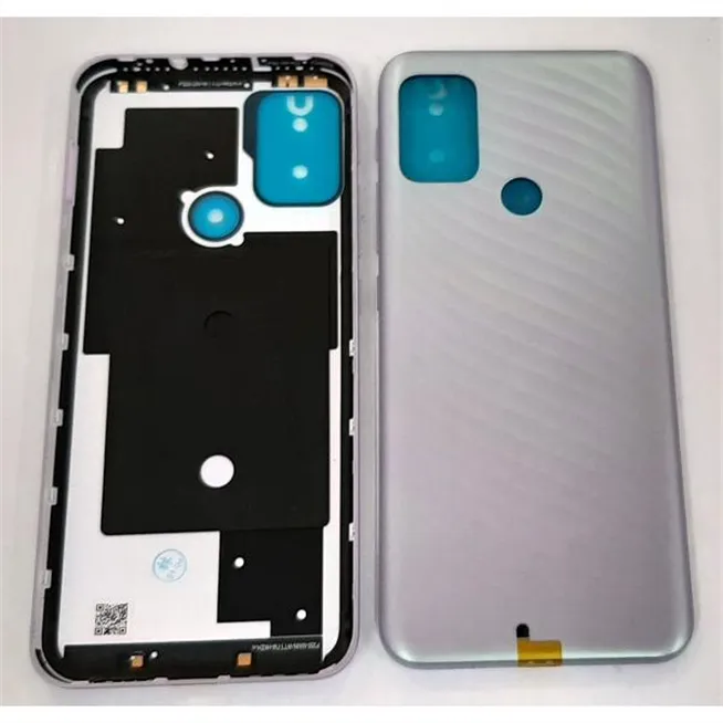 Tapa trasera o tapa bateria plata para Motorola Moto G10