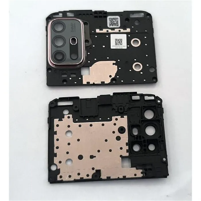 Carcasa trasera sujecion para Motorola Moto G30 mas cubierta camara negra calidad premium