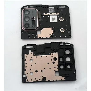 Carcasa trasera sujecion para Motorola Moto G30 mas cubierta camara negra calidad premium