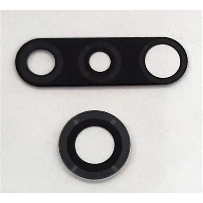 Set 2 cristal camara para Motorola Moto G8 Power Lite calidad premium