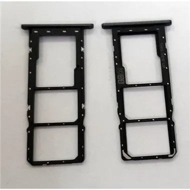 Soporte o bandeja dual sim negra para Motorola Moto G8 Power Lite calidad premium