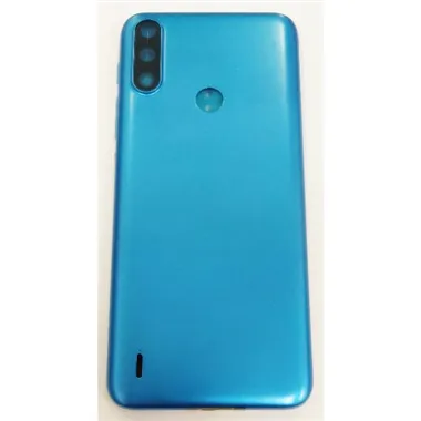 Tapa trasera o tapa bateria azul para Motorola Moto E7 Power Moto E7I Moto E7I Power mas cubierta camara