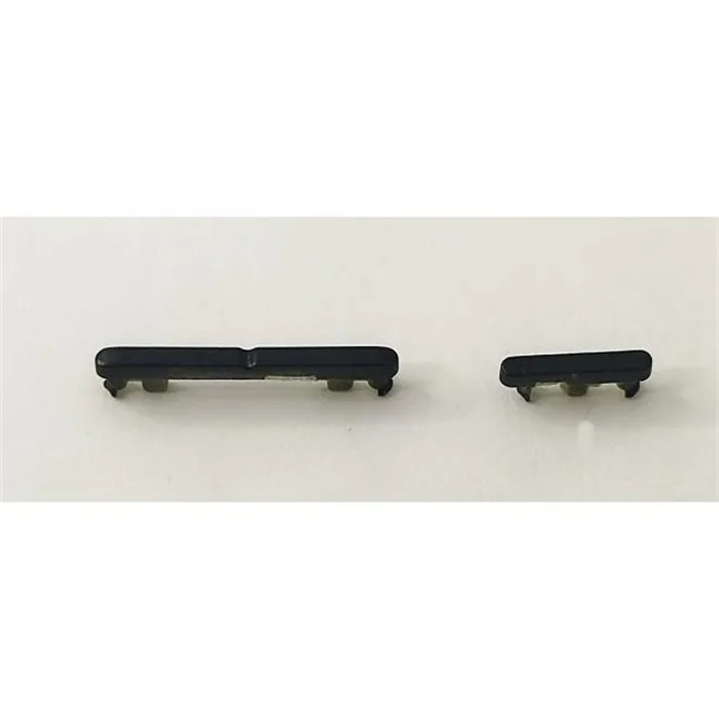 Set de 2 Botones laterales negros para Motorola Moto Edge 30 Neo calidad premium