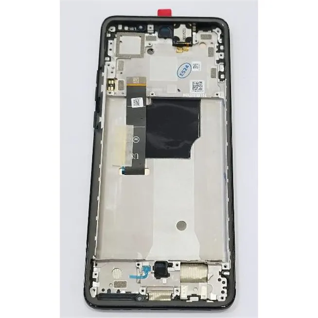 Pantalla lcd para Motorola Edge 40 Neo mas tactil negro con carcasa frontal negra 5D68C23363 Service Pack