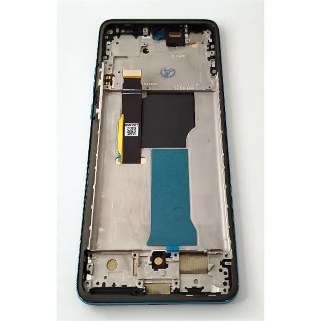Pantalla lcd para Motorola Edge 40 Neo XT2307-1 mas tactil negro con marco azul calidad premium