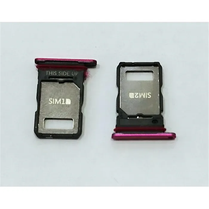 Soporte o bandeja sim rosa Dual sim para Motorola Edge 50 Fusion 5G calidad premium