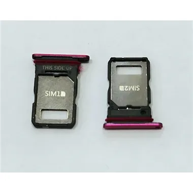 Soporte o bandeja sim rosa Dual sim para Motorola Edge 50 Fusion 5G calidad premium
