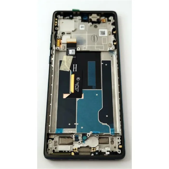 Pantalla lcd para Motorola Edge 50 Fusion mas tactil negro con marco negro 5D68C24359 Service Pack