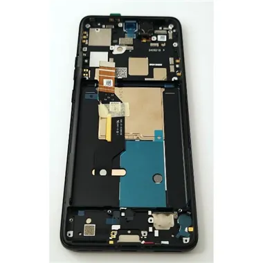 Pantalla lcd para Motorola Edge 50 Pro mas tactil negro con marco negro 5D68C24092 5D68C24322 Service Pack