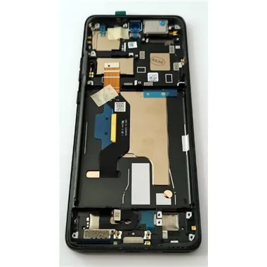 Pantalla lcd para Motorola Edge 50 Ultra mas tactil negro con marco gris 5D68C24468 Service Pack